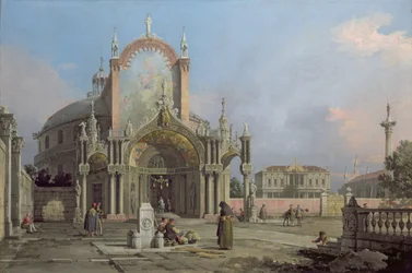 Capriccio einer Kirche, ca. 1750